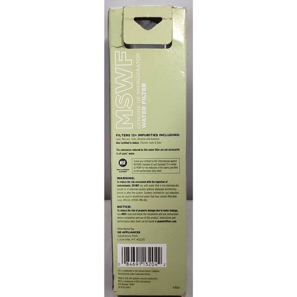 GE MSWF Replacement Refrigerator Water Filter. NIB - Picture 3 of 5